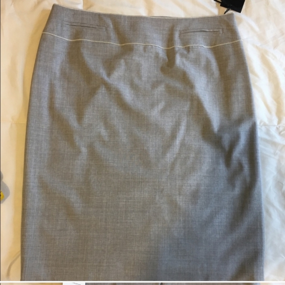 WORTH SLIM WOOL SKIRT